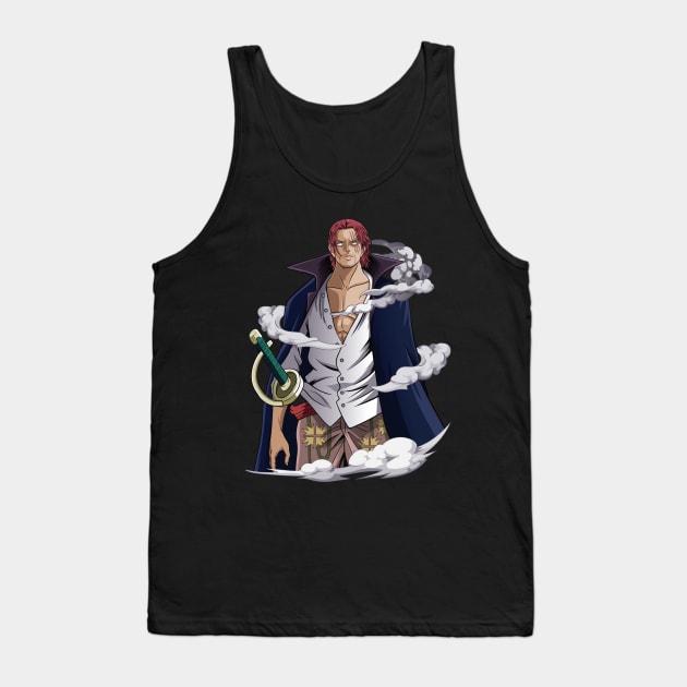 One Piece - Shanks Tank Top by mounier